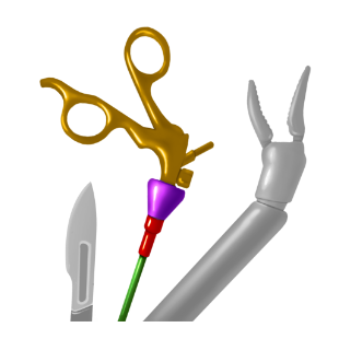 tekening laparoscopie